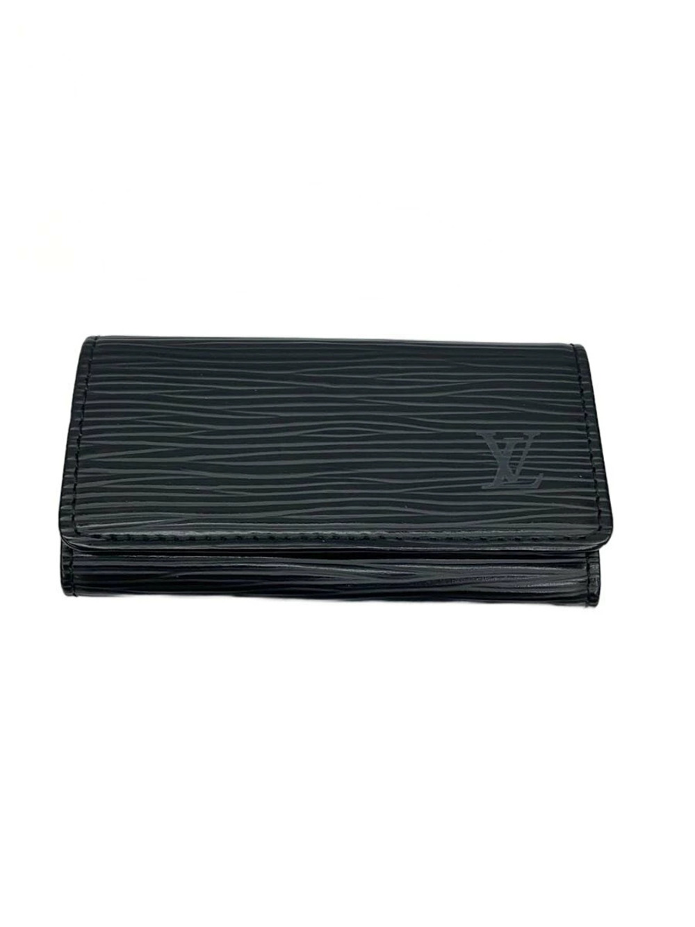 LOUIS VUITTON Multicles Leather Black Solid